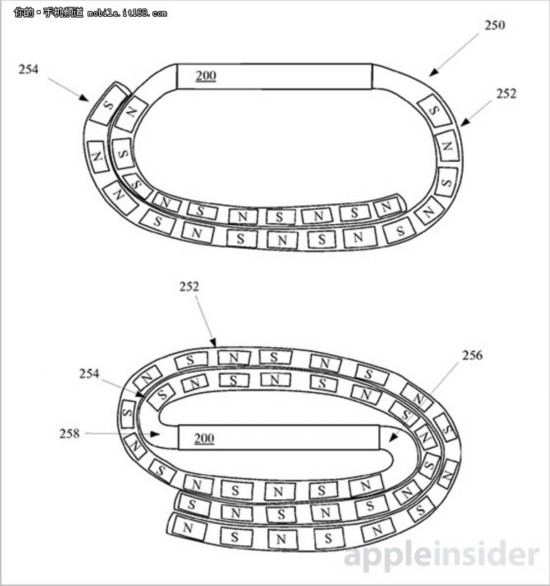 苹果新专利曝光 磁性表带可秒变保护壳
